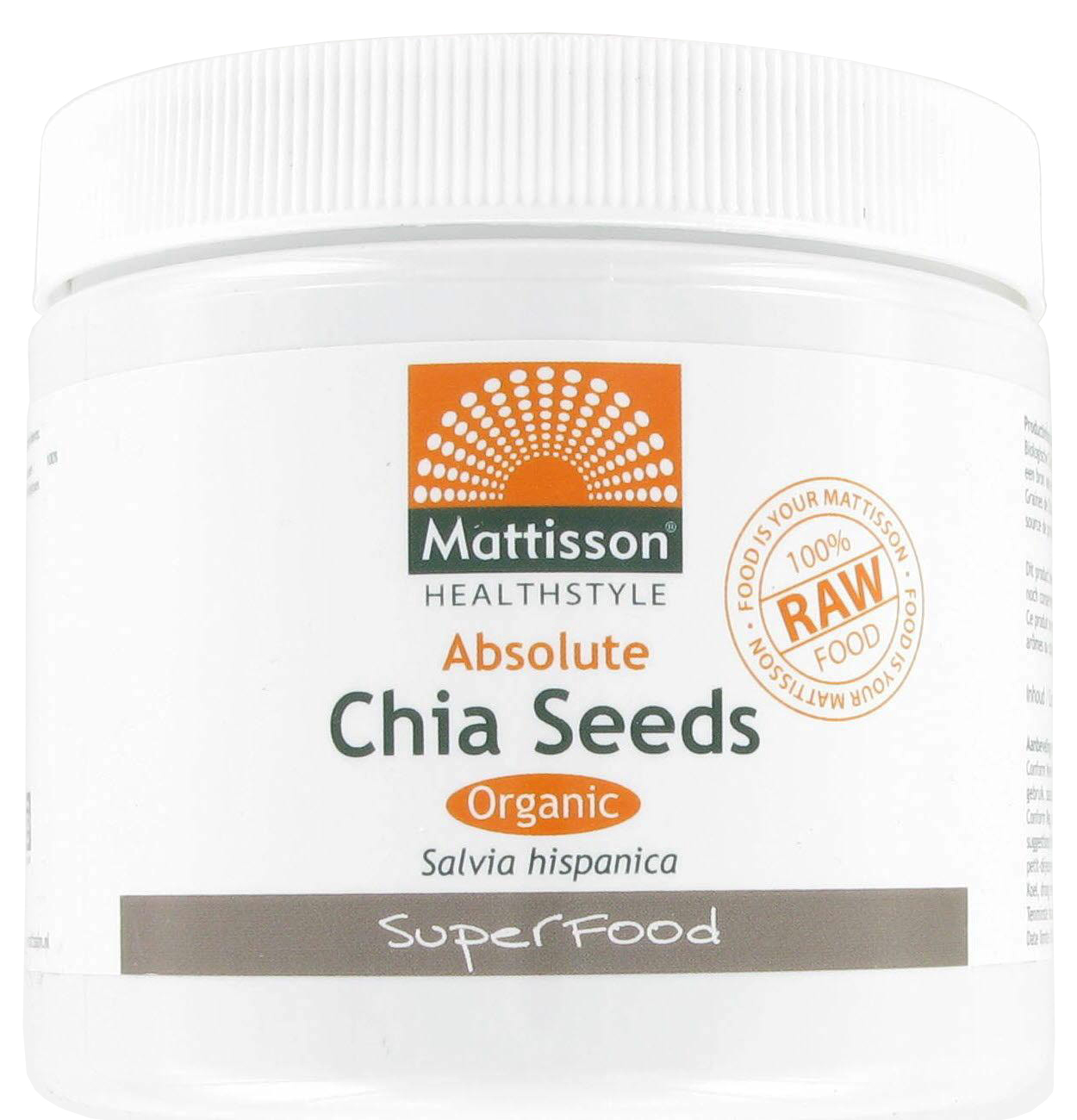 Mattisson ChIazaad Raw 250 gram afbeelding