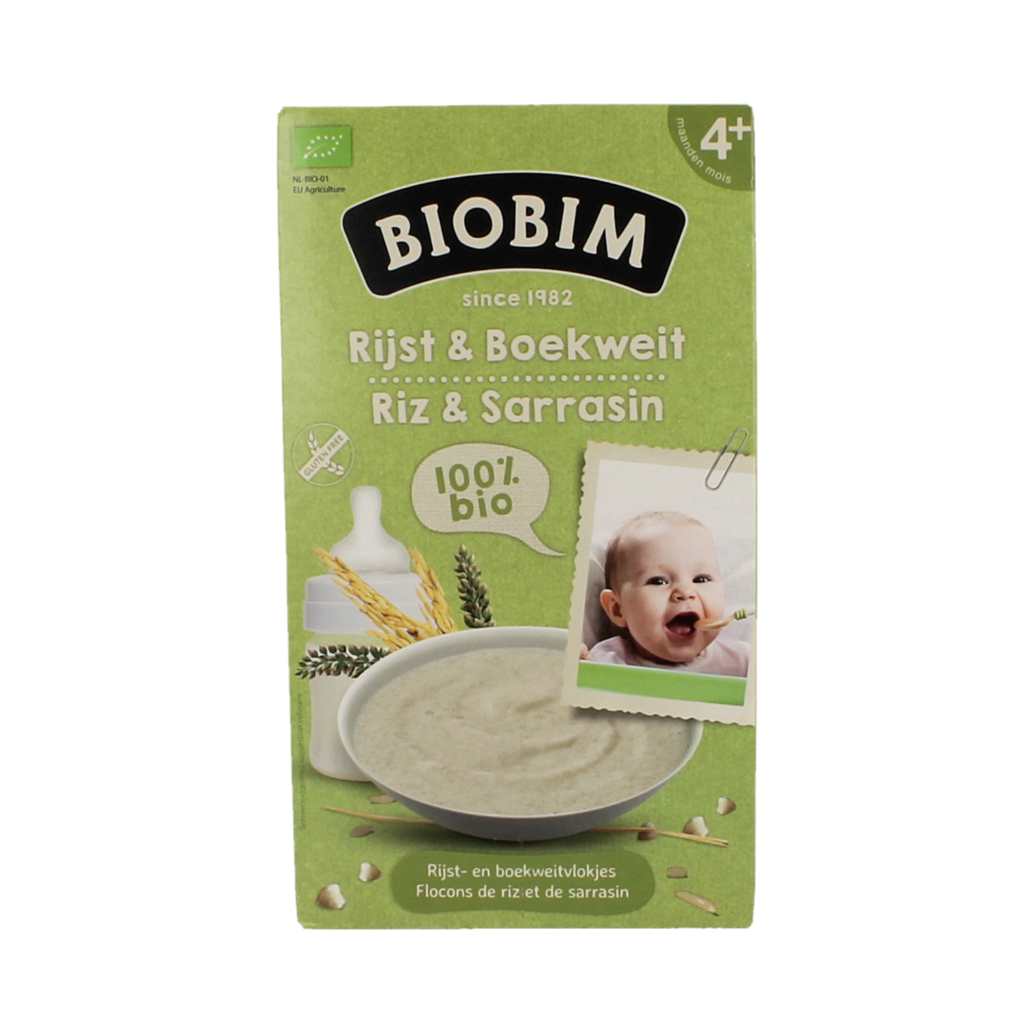 Biobim Baby Plus Rijst en Boekweit 200 gram afbeelding