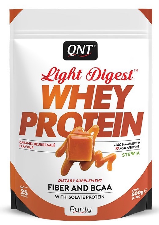 Qnt Light digest whey protein salted caramel