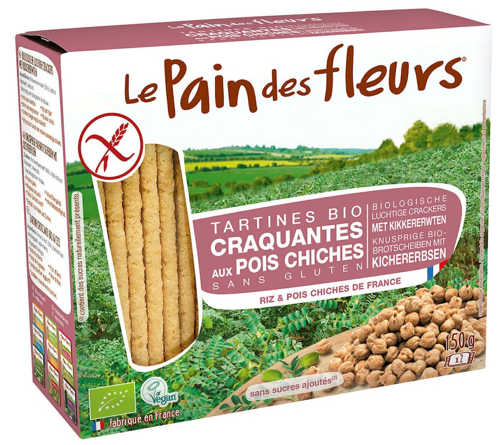 Le Pain des Fleurs Crackers Kikkererwten afbeelding
