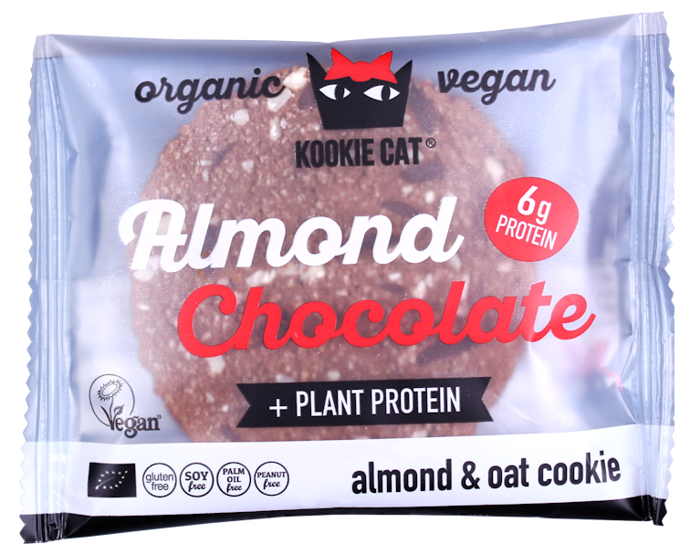 Kookie Cat Koek Almond Chocolate + Plant Protein