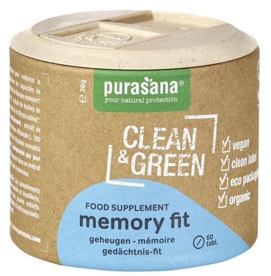 Purasana Clean & Green Memory Fit Tabletten