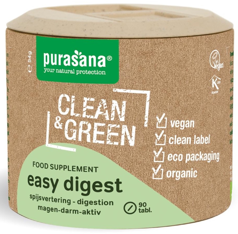 Purasana Clean & Green Easy Digest Tabletten