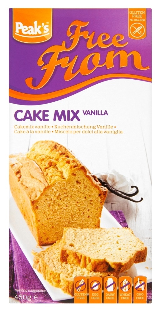 Peaks Free From Cakemix Vanille afbeelding