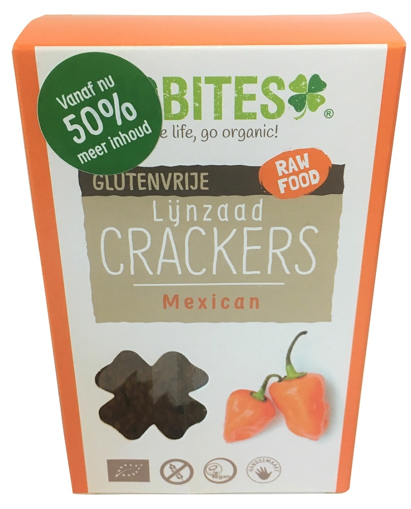 Biobites Lijnzaad Crackers Mexican