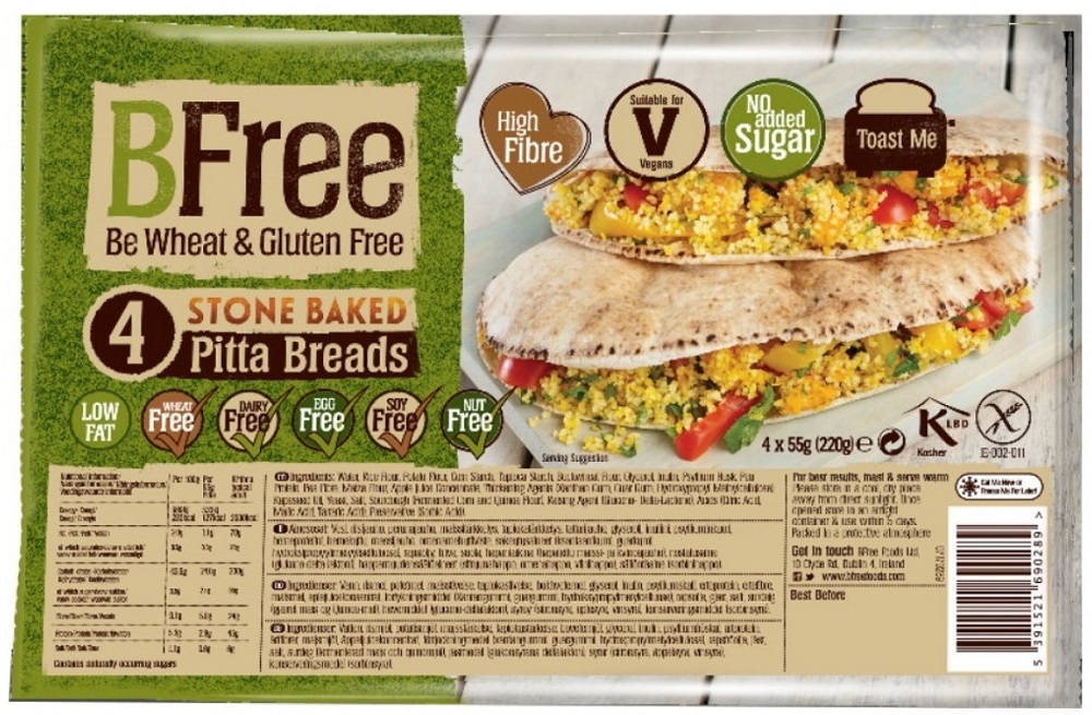 BFree Stone Baked Pitabroodjes