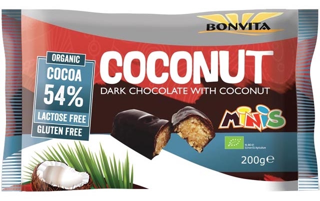 BonVita Pure Chocolade met Kokosnoot Mini&apos;s